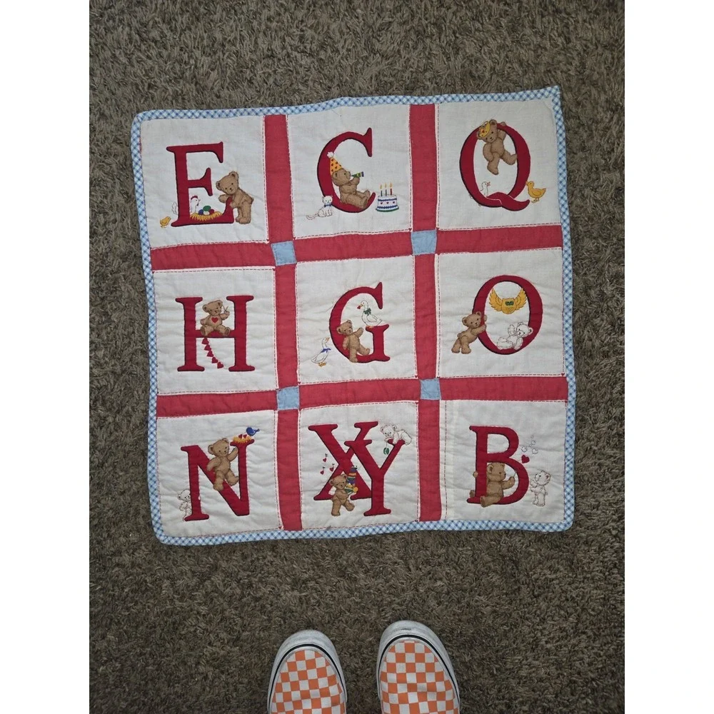 Quilted‎ Square Hanging Decor For Nursery 21x21.5in.